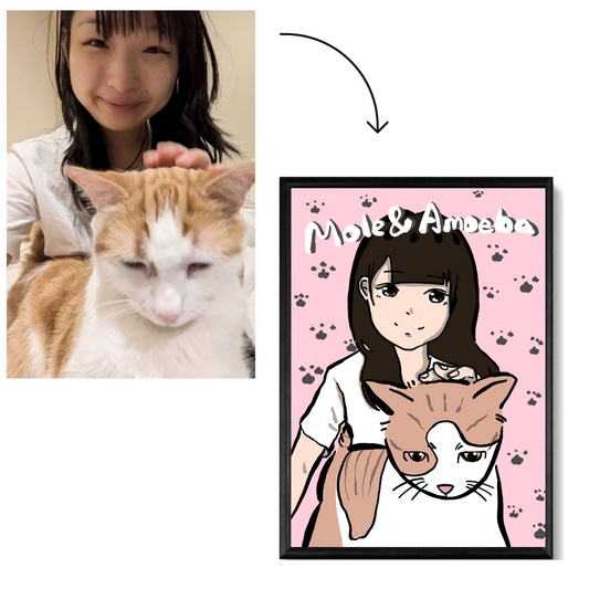 Pet and Owner Portrait Painting