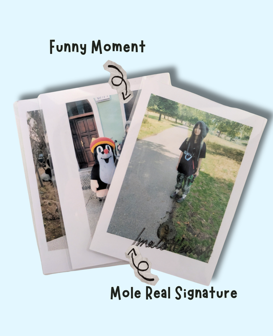 Mole Autograph Photo + Mystery gift